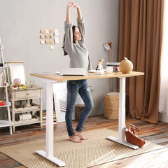 A desk being used at home