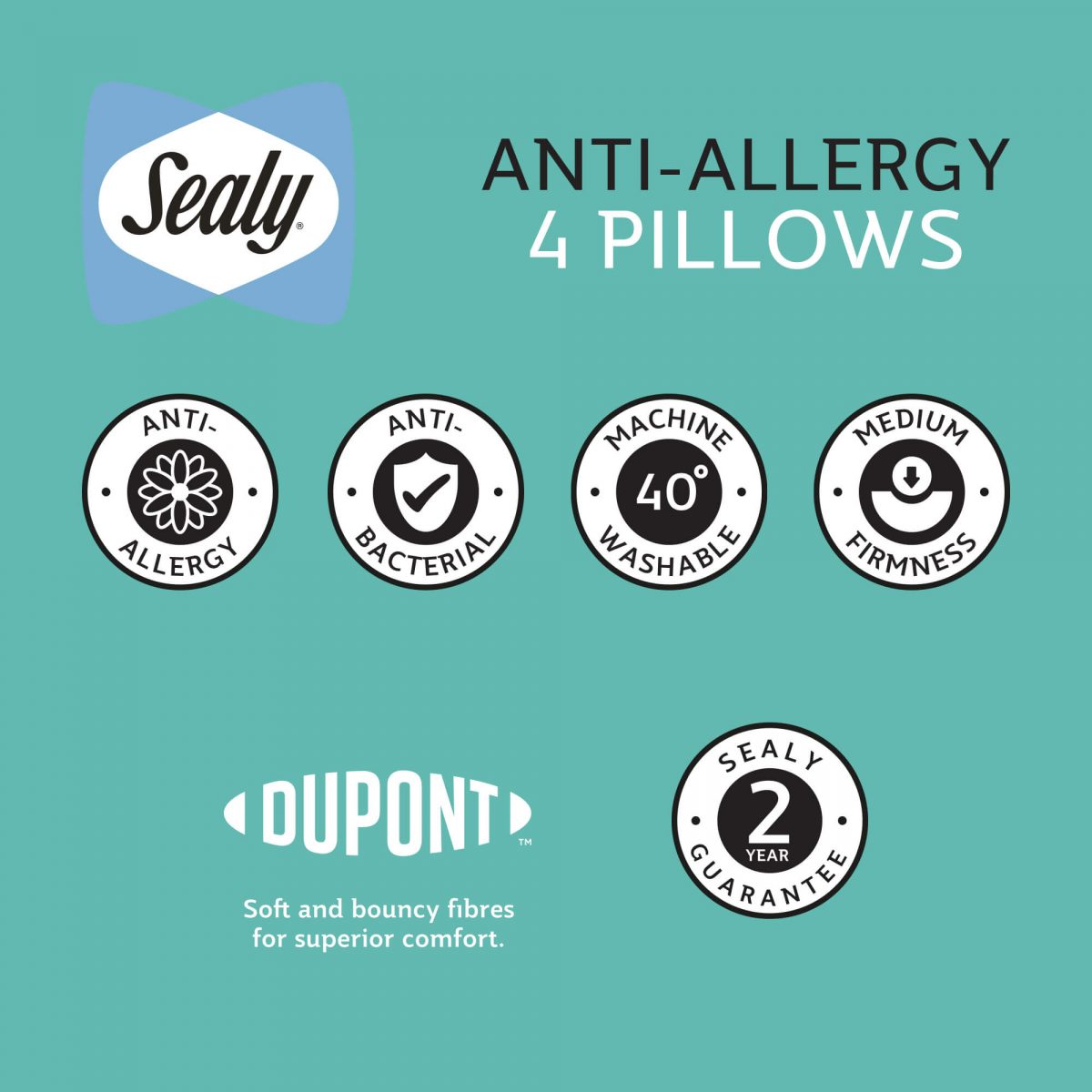 Sealy Anti-Allergy Pillows