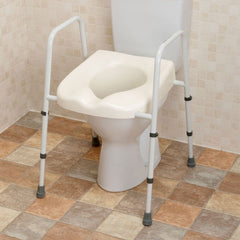 NRS Healthcare Mowbray Toilet Seat & Frame Lite - 510mm