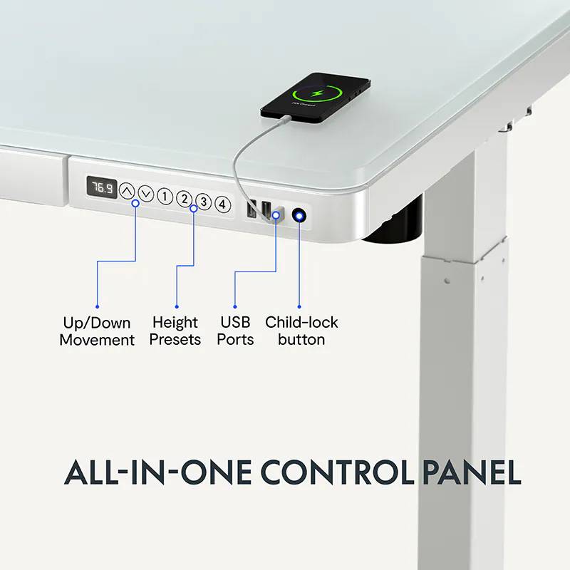 An image showing the controls and charging options