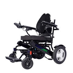 JBH Folding Electric Wheelchair with Headrest