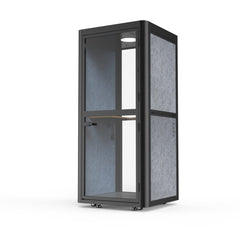 1-Person Acoustic Pod Phone Booth - Easy & Fast Installation